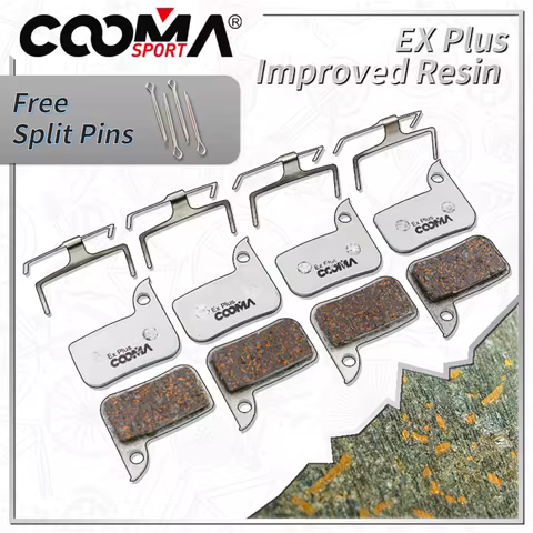4 Pairs Ex Plus Bicycle Disc Brake Pads For SRAM Red 22 B1, Force 22, CX1, Rival 22, S700 B1, Alu-Al
