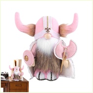Viking Warrior Gnome Doll Viking Knight Plush Gnome Doll Gnome Figurine Viking Sculpture Gnome Warri