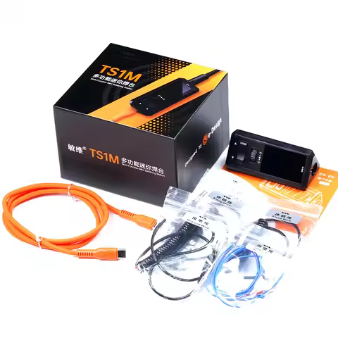 MINIWARE TS1M Mini Soldering Station PD 3.1 28V 140W Compatible with 245 Handle & 210 Portable Digit