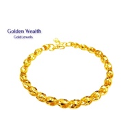 916 Gold Bracelet Gelang Tangan Siput Emas 916 黄金新品手链🌈