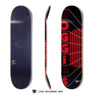 DOGGIES Professional Double Kick Skateboard Black Tech Maple Material Free Sand Basic Skateboard Sho