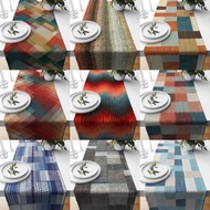 Table runner allington - taplak meja patchwork motif tenun