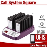 Restaurant Pager Buzzer Wireless Calling System Rechargeable