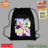 Cute Huntrix Children's String Bag - Huntrix Kpop Demon Hunters Children's Drawstring Bag