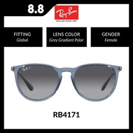 RAY-BAN ERIKA POLARIZED - RB4171 6592T3 NYLON UNISEX SUNGLASS Global Female Sunglasses 54mm