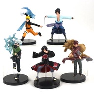 5pcs/Set Naruto Sasuke gaara Kakashi Action Figure