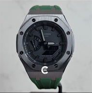 《改裝訂製》G-SHOCK特別限量版 男裝女裝手錶鋼錶電子錶 防水潛水錶 農家橡樹 Casioak Casio G Shock Special Limted Edition GMAS2100 Luxu