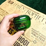 for Bowers & Wilkins Pi8 Pi6 Case Green Retro Emerald Transparent Earphone TPU Cover with Lanyard