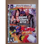 Ps2 Game Cassette - GTA SA MOD Soccer Mania PS2 Game Cassette+Cover