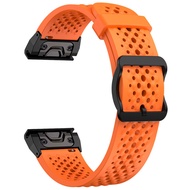 26mm Quick fit Original Silicone Sports Strap for Garmin Fenix 8 51mm Sports Rubber Band Garmin Endu