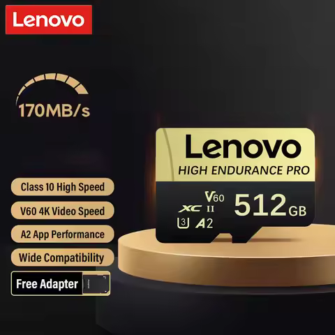 Lenovo 512GB Extreme Pro Micro SD Card HIGH ENDURANCE Memory Card 128GB 256GB 64GB Mini SD Card 4K F