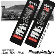 Auto Accessories : Honda Accord CL7R EuroR Design Shoulder Pads for Seat Belts.CIVIC FD2R FK8R FC AC