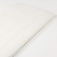 MUJI Washed Fitted Sheet, Mattress for Small Thin Size, 31.5 x 77.8 x 2.8 inches (80 x 195 x 7 cm),