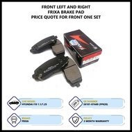 Hyundai I10 Front Frixa Brake Pad (FPK20)
