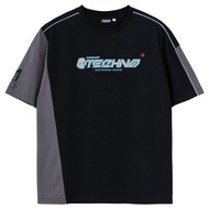 Moeyu | เสื้อยืด Hatsune Miku แบบเรโทรคอนทราสต์ ผ้าฝ้ายอเมริกัน