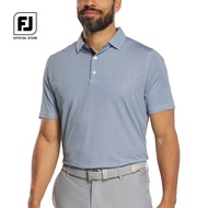 FootJoy FJ ProDry Performance Tee Geo Print Lisle Golf Shirts Men - Athletic Fit
