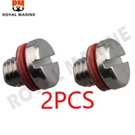 90340-08002-00 Stainless Steel Plug, Marine Screw For Yamaha Outboard Boat Engine 90340-08002 BOAT E