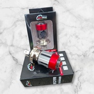 Akai Racing Led Headlight + Fan Bulb H4 Laser Led Headlight White-Yellow Universal H4 Headlight R15,
