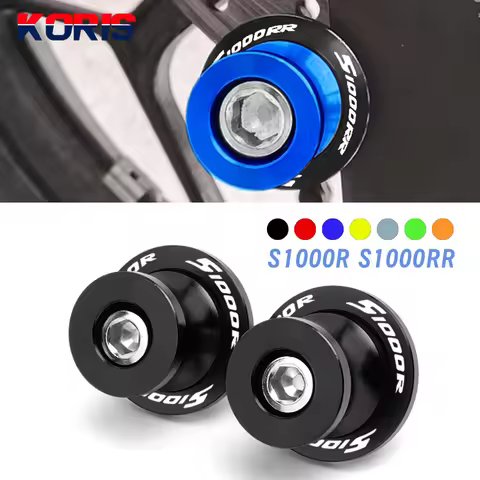 For BMW S1000R S1000RR 2009-2022 2023 Motorcycle 8MM Swing Arm Stand Screw Swingarm Spools Slider Ac