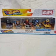 HOT WHEELS CARS COLLECTION MARVEL EDITION RACER VERSE(5PCS CAR BUNDLE)