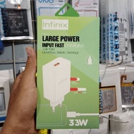 100% ORIGINAL INFINIX 33W FAST CHARGING CHARGER [USB-C]