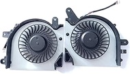 Fleshy Leaf CPU+ GPU Cooling Fan Replacement for MSI GF75 Thin 9SC-027 GF75 8RC GF75 8RD GF75 9SC GF
