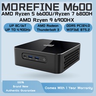 Morefine M600 MINI PC AMD Ryzen 5 6600U Ryzen 7 6800H Rzyen 9 6900HX DDR5 PCIE4.0 WIFI6 BT5.2