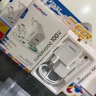 NEXFAST NC1-0 /Pcs SUPERVOOC Charger With Data Cable USB-A To Type-C 100W