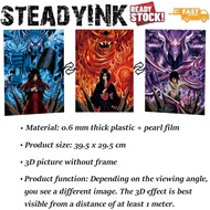 [𝚂𝚝𝚎𝚊𝚍𝚢𝙸𝙽𝙺] Naruto 3D Poster – Anime Motion Wall Art Spinning Effect Home Decor Optical Illusion Roo