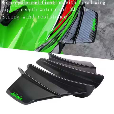 For Kawasaki Ninja ZX6R 636 ZX-25R ZX6RR ZX-6 ZX10R ZX1400 ZX14R ZZR1400 ZZR1100 Motorcycle Winglet 