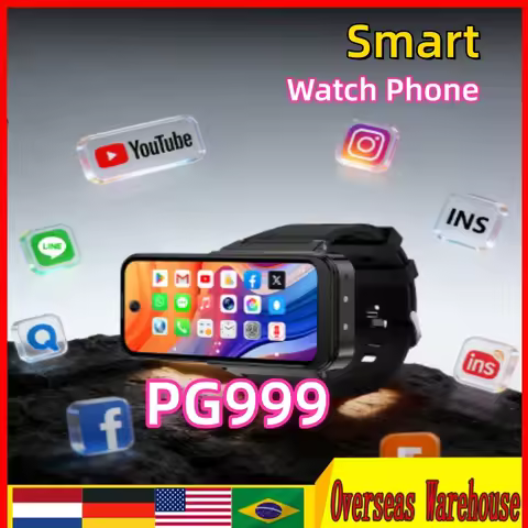 PG999 Smar twatch Phone Touch Screen Android 12 4G Wi-Fi GPS Dual SIM Dual Standb Global Connect Oct