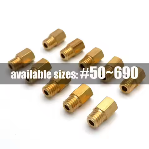 10pcs/lot Motorcycle Carburetor Large Hex Type Main Jets 5.2mm for MIKUNI 4/042 VM/TM/TMX RX100 AX10