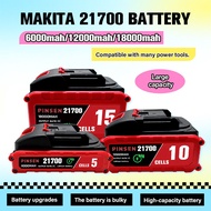 21700 Makita Battery 5/10/15 Cells Lithium Battery Cordless Drill Battery Large Capacity For Various