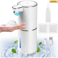 Smart 4 Level Adjustable Automatic Liquid Soap Dispenser Touchless Hand Foam Soap Dispenser USB Rechargeabled Dispenser Electric Wall Mounted Bathroom Kitchen Dish Soap Dispenser