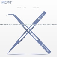 AMAOE NK1 NK2 Straight Curved Tweezers