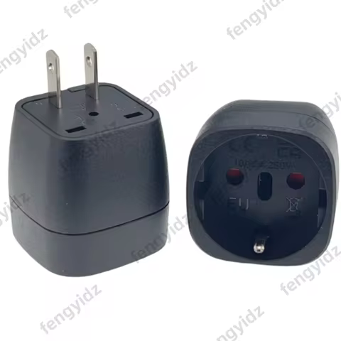 EU To US Japan Canada Travel Plug European Italy Switzerland Brazil Socket Adapter USA JP Travel Ada