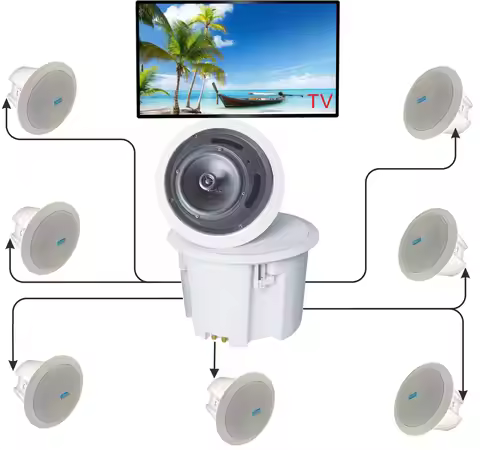 Wireless WIFI Bluetooth Smart Home Theater System 2.1/3.1/4.1/5.1/7.1 Speaker with 1 Bass and 5 Surr