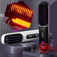 Straight Hair Brush Iron 3 Temperature Adjustment Functions For Hair Care Straightening Brush A5A7