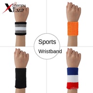 Basketball Wristband Outdoor Gym Sport Wrist Guard SweatbandBola Keranjang Badminton Pergelangan Tan
