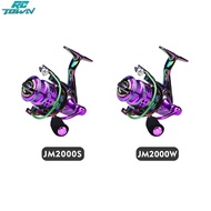 RCTOWN,2023!!Spinning Reel Multi-color Saltwater Fishing Reel With Reversible Handle Frame Ultra Smooth For Outdoor Summer Ice Fishing