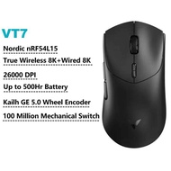Rapoo VT7 /VT7 MAX Gaming Mouse True 8K Wireless Polling Rate 53g Lightweight Up to 500Hr Battery Li