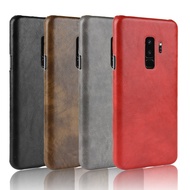 Suitable for Samsung S9 plus Phone Case Samsung S10plus Retro Protective Leather Case Back Cover Protective Case SHS