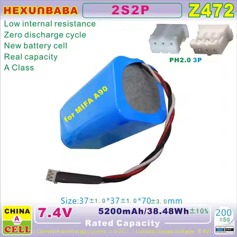 MIFA A90 7.4V 5200mAh 6800mAh Li-Ion Battery for The MIFA A90 Speaker Z472 Z473