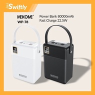 WEKOME WP-78 (80000mAh) 22.5W Super Fast Charging Power Bank