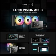 DeepCool LT360 VISION ARGB CPU Cooler with 4.5" Display / Supports LGA1851 & AM5