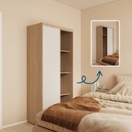 Starry 四格單桿滑門衣櫃