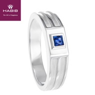 HABIB Edgar Blue Sapphire Bezel Gemstone Ring