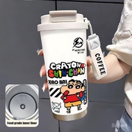 Xiaoxin Coffee Cup，Pixel Zebra Crossing，Comfortable Design，Coffee Bottle with Warmer and Insulation 