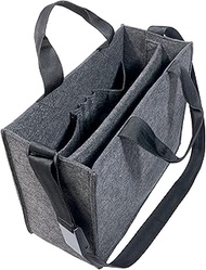 SIGEL BA410 Desk Sharing Bag Classic, Organiser for Mobile Work, Completely Secure Stand: for Laptop