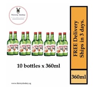 Jinro Chamisul Strawberry Soju (10 Bottles X 360ml)